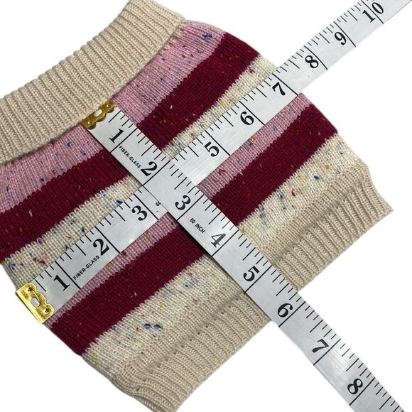Tiny Striped Confetti Knit Dog Sweater - Picture 3 of 6